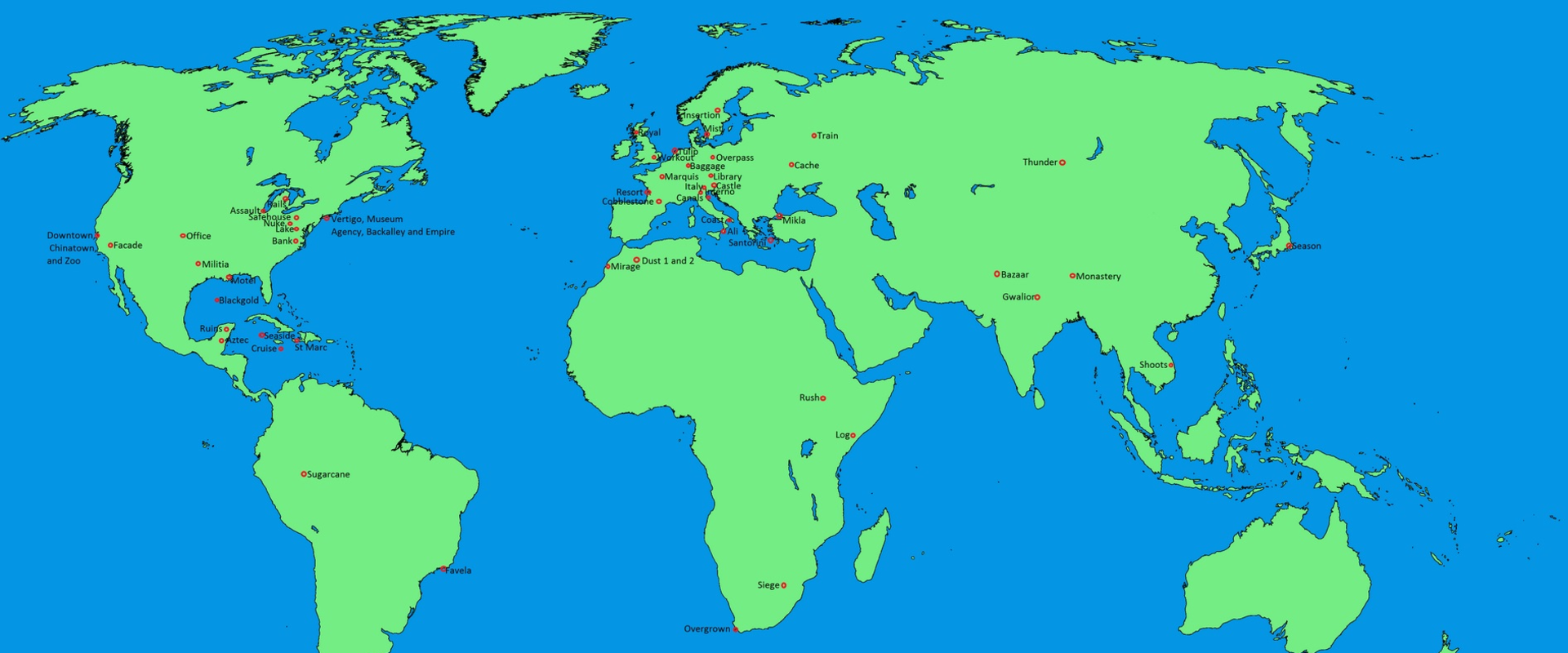 Mi, merre, hány méter: világtérképen a legismertebb CS:GO mapok