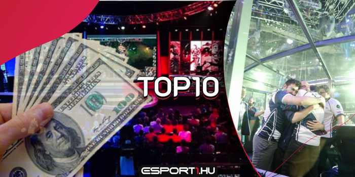 Gaming - Az évtized top10 rekordot jelentő összdíjazása az e-sportban!