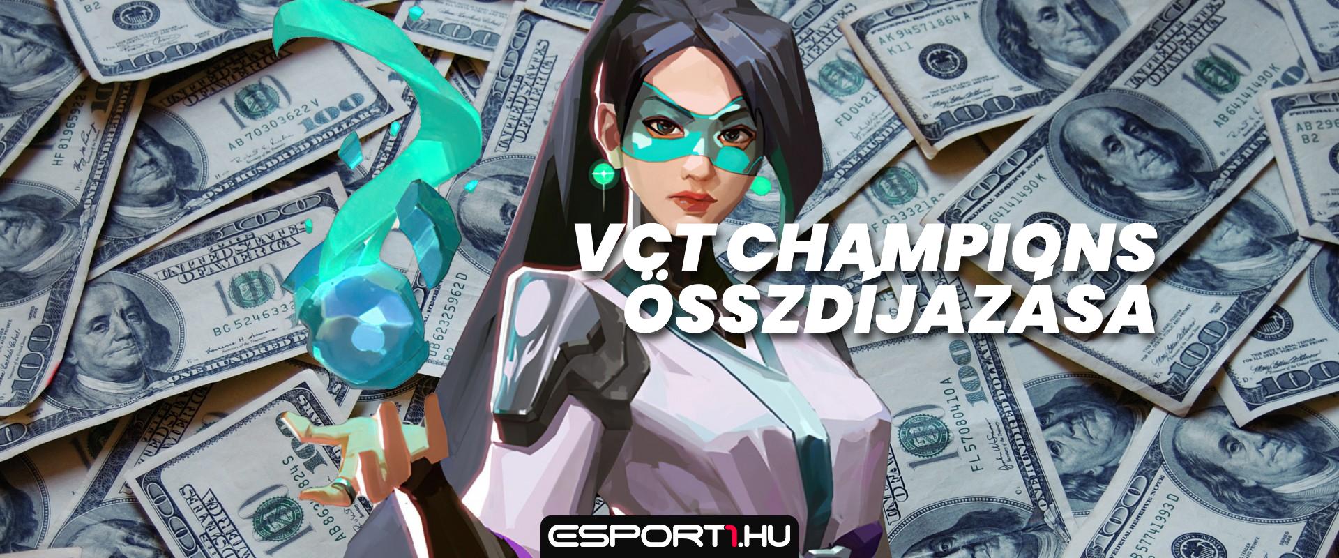VCT Champions nyeremények, mennyi is az annyi?