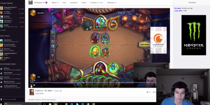 Hearthstone - Dog megpróbálta beégetni a twitch chat-et, ehelyett magát sikerült megszívatnia