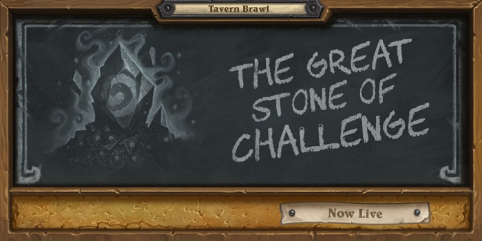 Hearthstone - Visszatér a The Great Stone of Challange Brawl