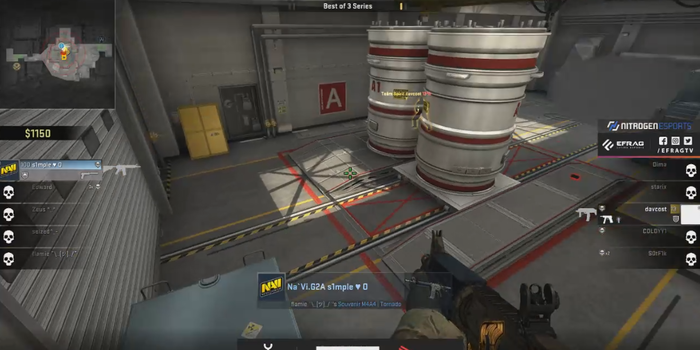 CS:GO - S1mple egyszerűen egy zseni; 200 IQ clutch!