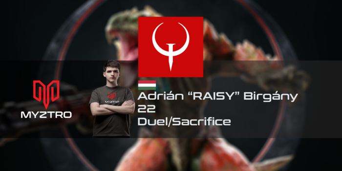 Raisy és a Myztro Gaming harmadik lett a DH Winter QC Sacrifice kvalifikáción