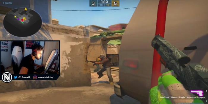 CS:GO - ScreaM Deagle-el oktatta az ellenfelét