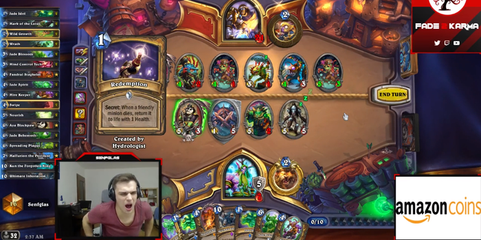 Hearthstone - Ez a Redemption mechanika nem túl ismert -még egy legend játékos is áldozatául eshet