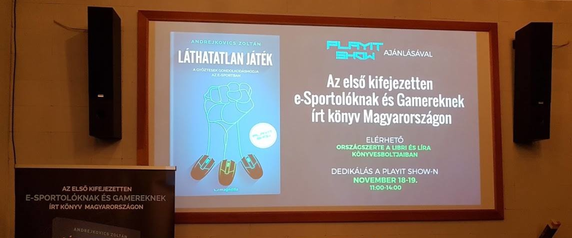 Andrejkovics Zoltán: Láthatatlan játék -avagy az e-sport, és ami mögötte van