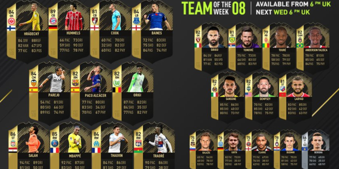 FIFA - Talán az idei leggyengébb TOTW-t kaptuk most meg