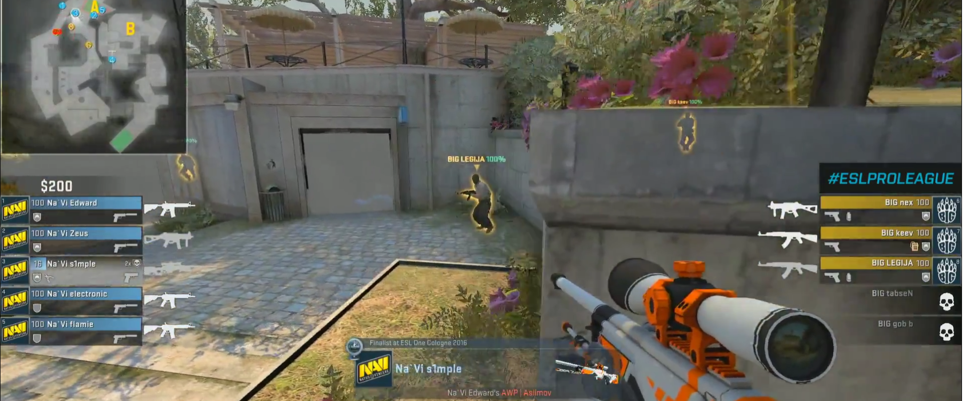 S1mple AWP-jére scope se kell