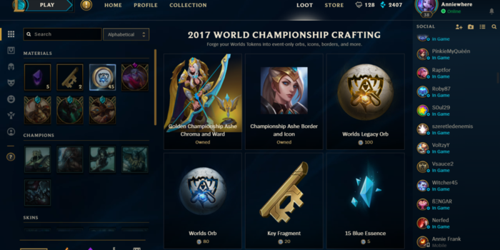 League of Legends - Van még VB tokened? Akkor váltsd be Kék Esszenciára!