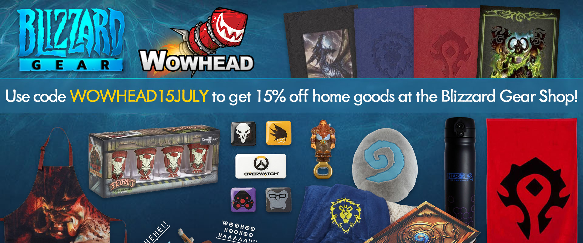 A OWL mezeken kívűl számos relikviát szerezhetünk be a Blizzard shopjából