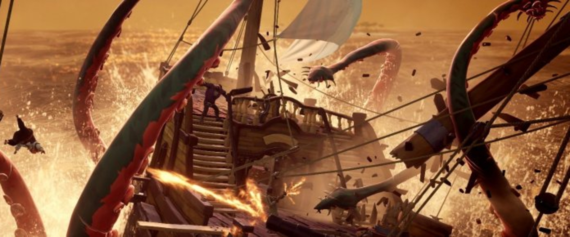 Az első in-game képek a Sea of Thieves Krakenjéről!