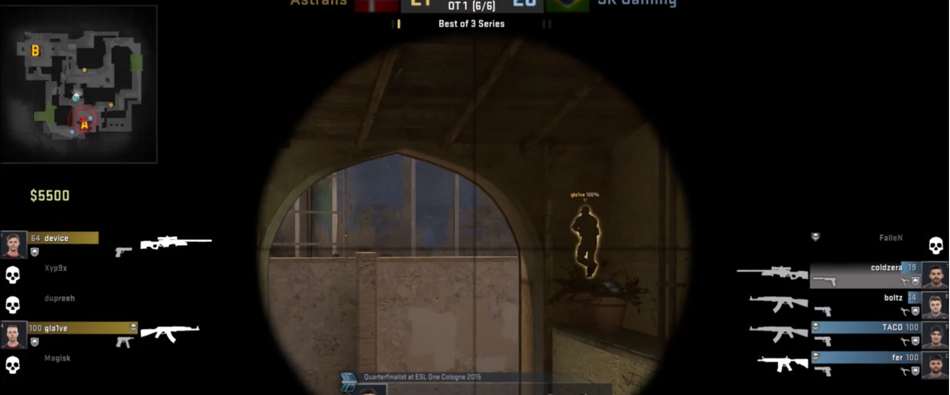 Az SK vs. Astralis meccs utolsó köre a katowicei gépek miatt ment tönkre