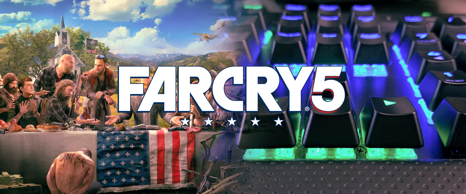 Bármit csinálsz a Far Cry 5-ben, a Corsair billentyűzeted világítása alkalmazkodni fog hozzá