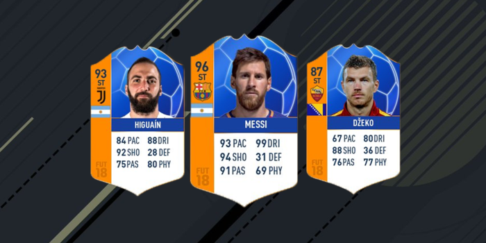 FIFA - Újabb MOTM lapokat kaptunk, köztük 96 ST Messi és 93 Higuaín is van