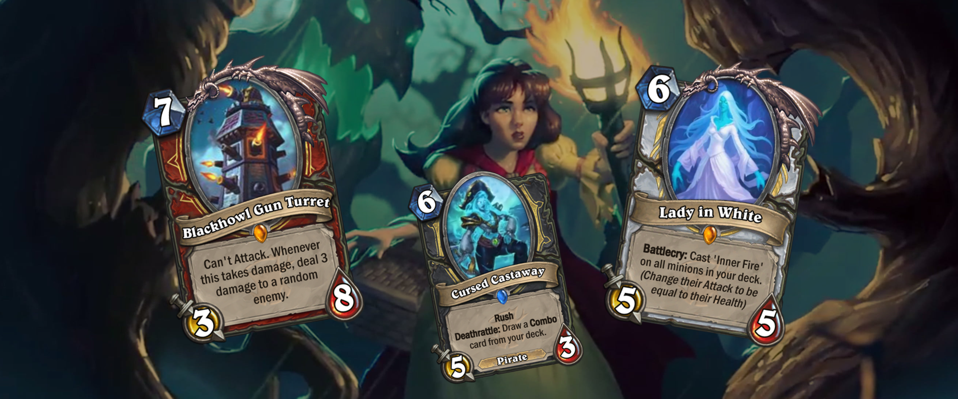 Witchwood kártyák: Warrior, Priest és Hunter Legendary, plusz néhány egyéb finomság