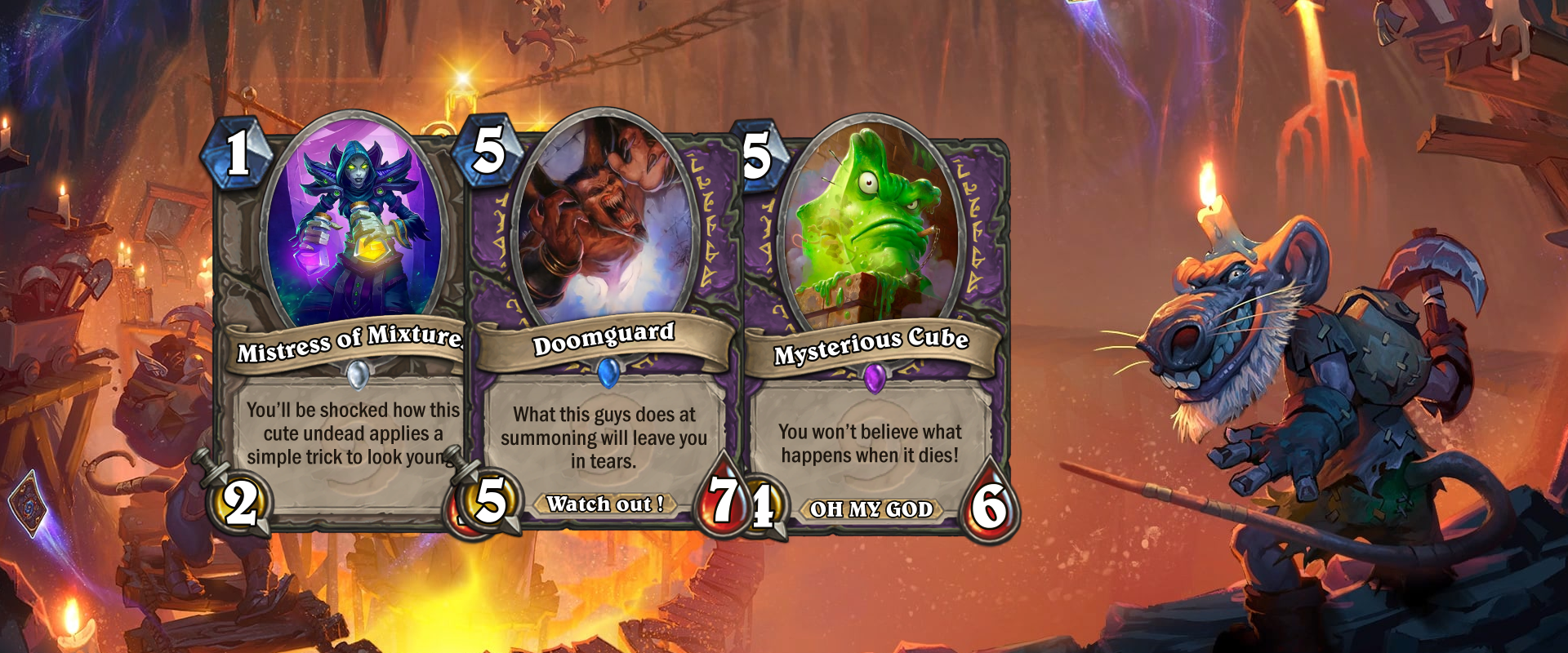 Így néznének ki a Control Warlock kártyái clickbait mémként