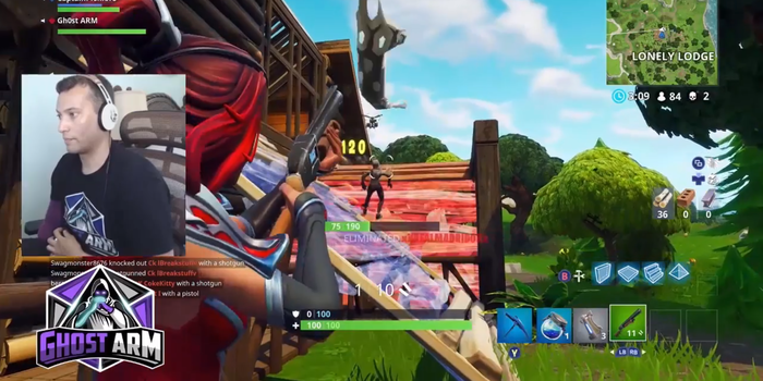 Fortnite - 16 killes duo győzelem egy kézzel? GhostArm-nak sima ügy!