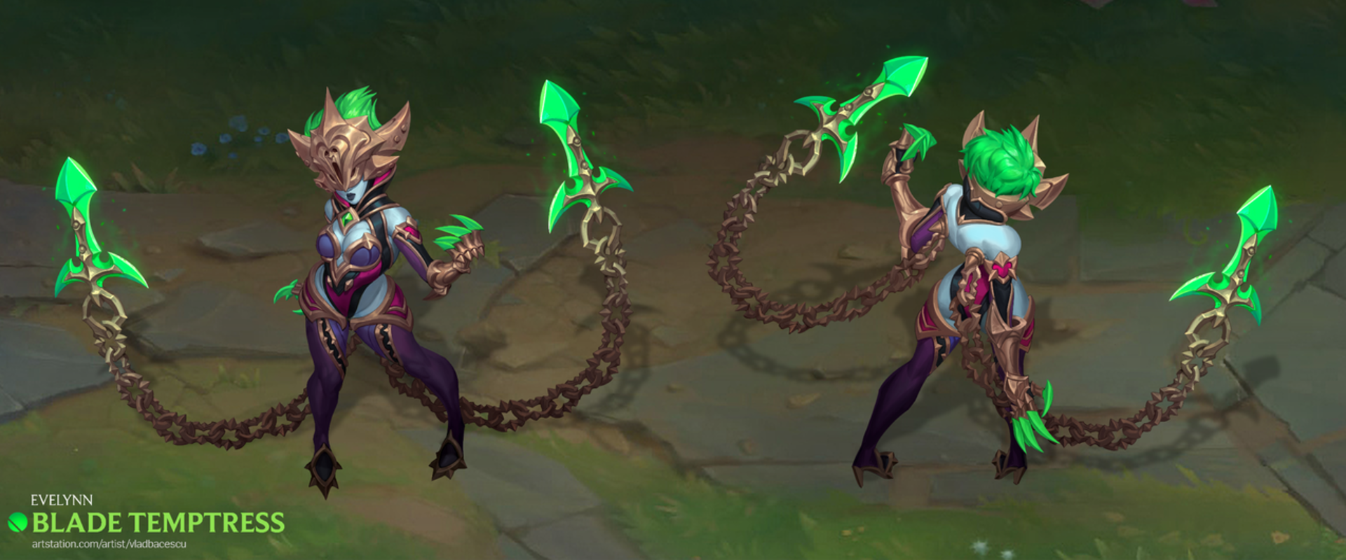 Roppant részletes Evelynn skin koncepcióval állt elő egy rajongó