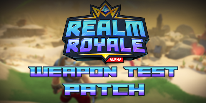 Három új fegyverrel bővült a Realm Royale állománya