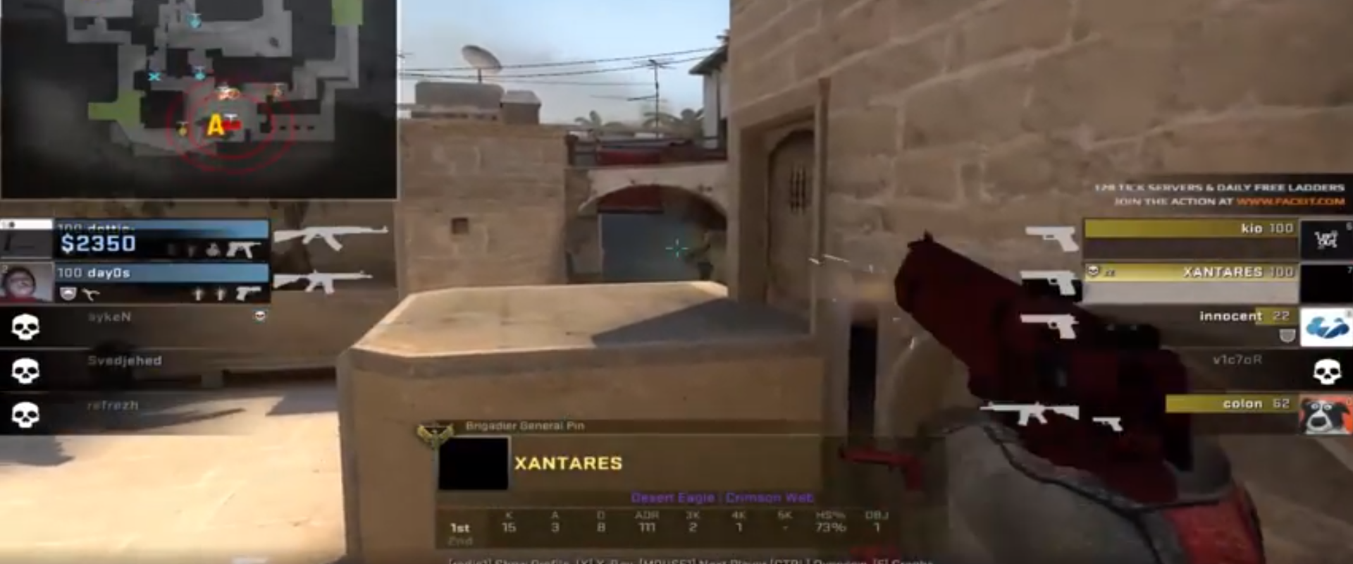 XANTARES olyan dezi ACE-t lőtt, hogy azt még NiKo is megirigyelné - VIDEÓ