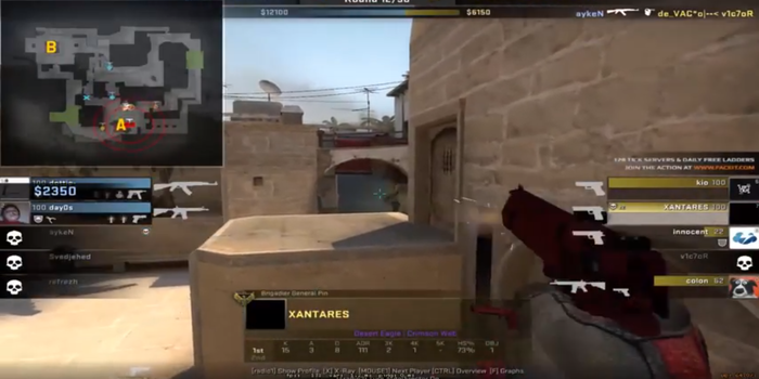 CS:GO - XANTARES olyan dezi ACE-t lőtt, hogy azt még NiKo is megirigyelné - VIDEÓ