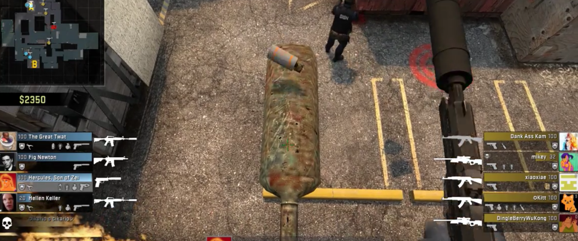 Egy lámpaoszlop és egy füst; kell még valami egy tökéletes ninja defuse-hoz?