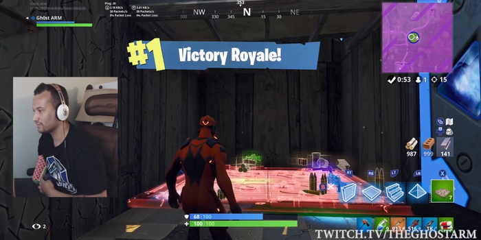 Fortnite - Ghost Arm újból alkotott: Egy kézzel 15 kill, ezúttal soloban!