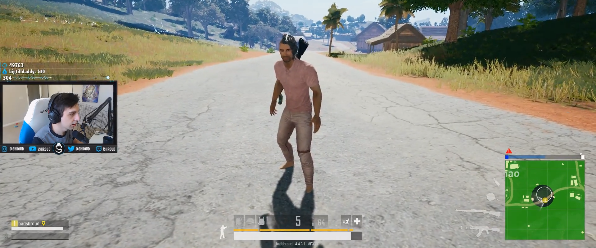 Élete szerenádját kapta meg Shroud a PUBG-ben