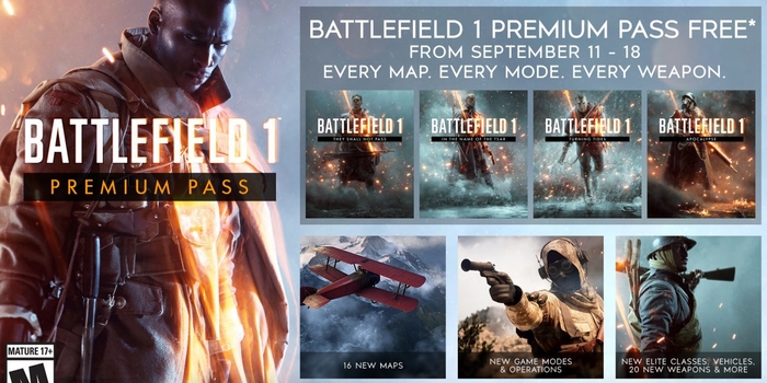 Battlefield 1 - Már ingyen beszerezhető a Battlefield 1 Premium Pass!
