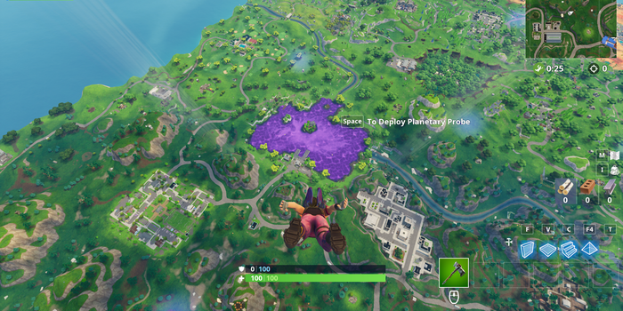 Fortnite - A kocka végül célt ért, beleolvadt Loot Lake-be