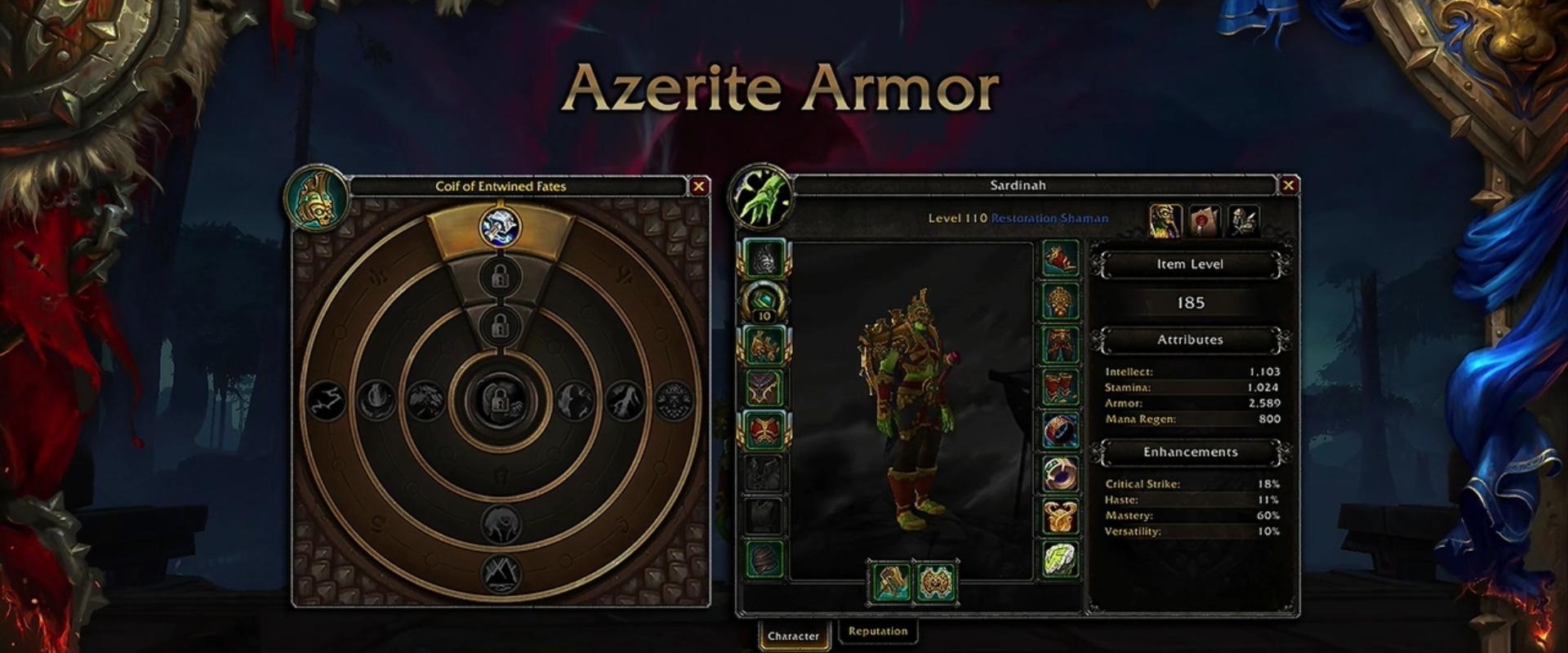 Vér és verejték árán, de javít az Azerite Armorok helyzetén a Blizzard