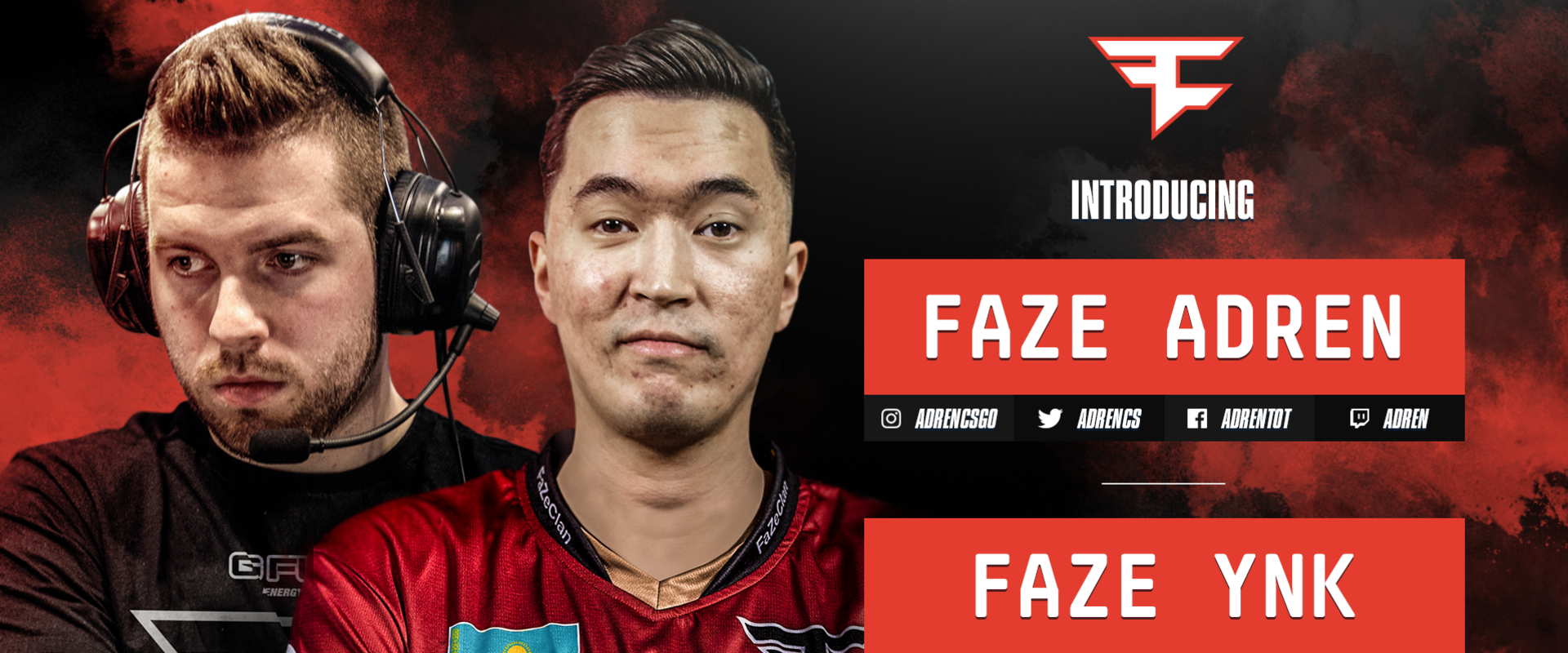 Hivatalos: YNk és AdreN is a FaZe Clan tagja