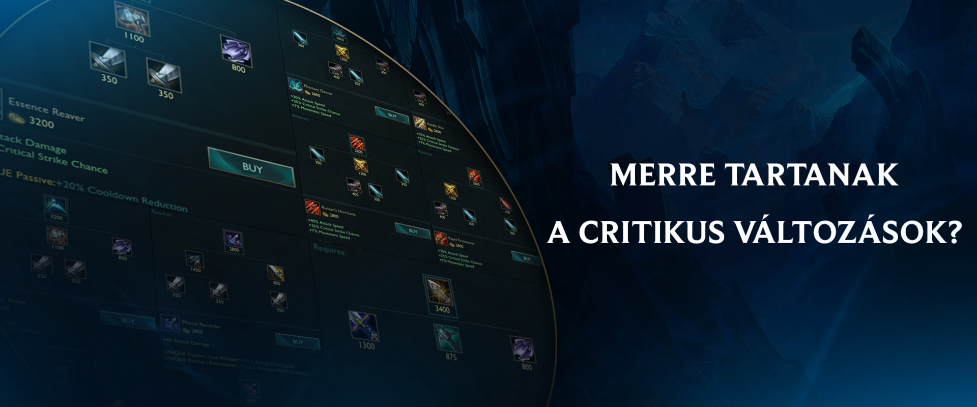 Újabb információk a critikus változásokról