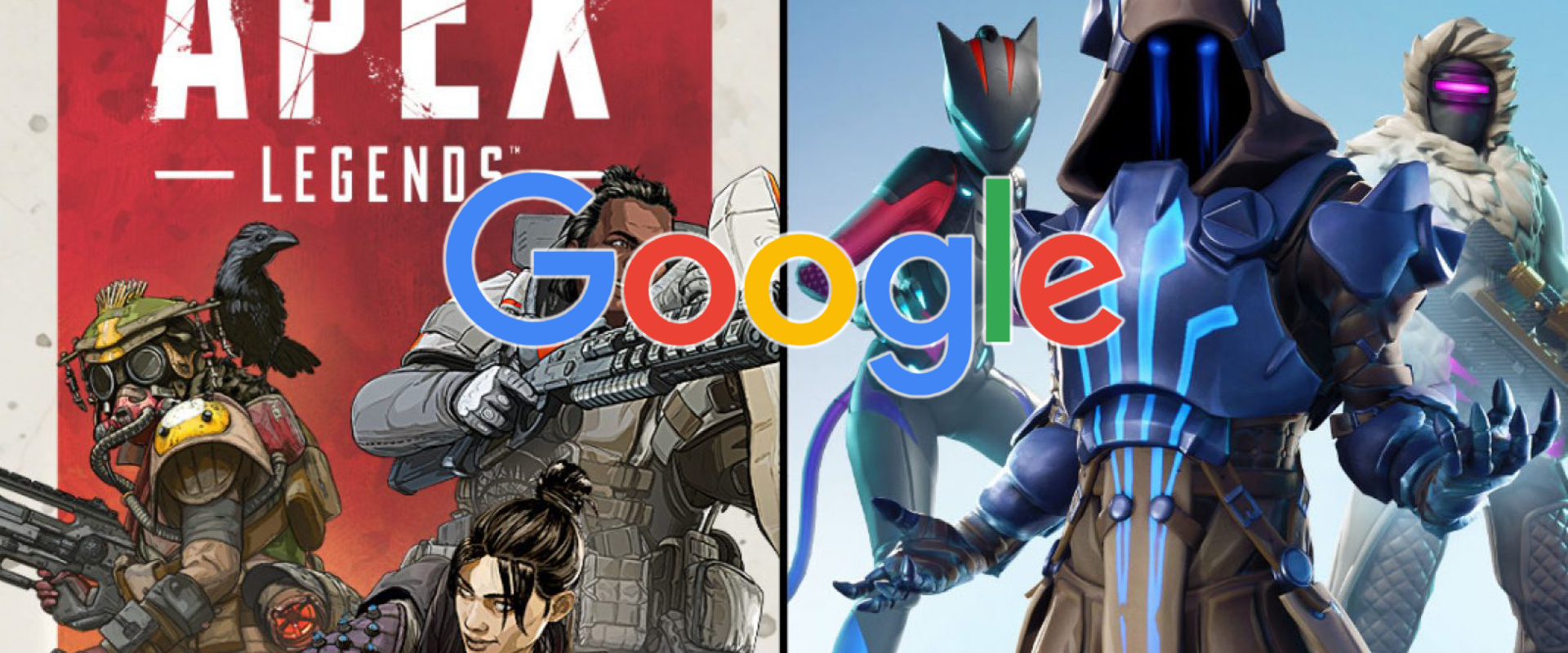 Már a Google keresőjében is a Fortnite bukkan fel, ha rákeresünk az Apex Legends-re