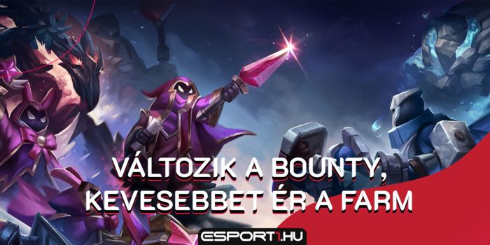 League of Legends - Csökken a bounty a fejünkön a 9.6 után, kevesebbet számít majd a farm!