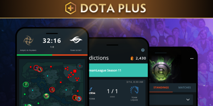 Dota2 - Dota Plus telefonos applikáció érkezett a Valve-tól