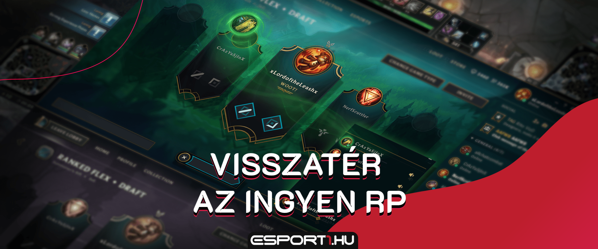 Hosszú idő után visszatér az ingyen RP a PBE-re!