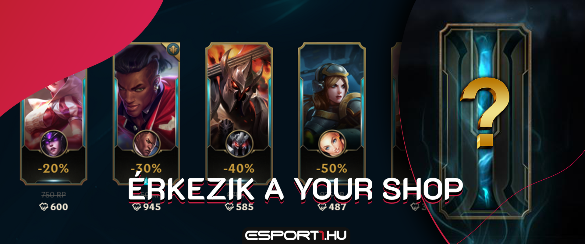 Érkezik a Your Shop: így javítsd az esélyeid a kívánt skinekre!