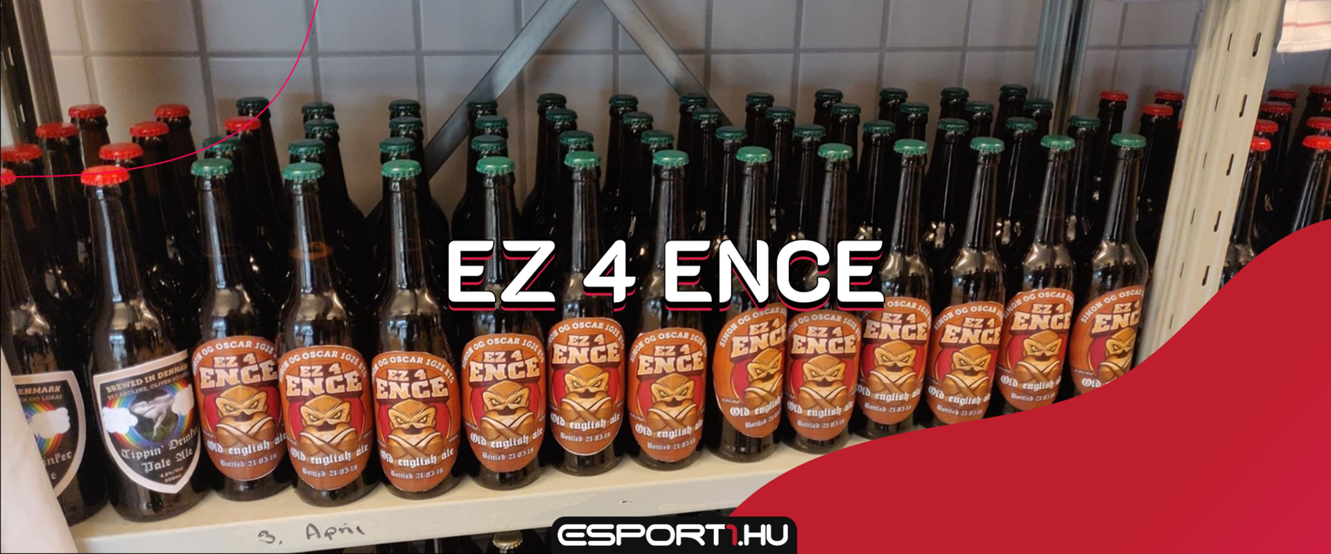 Sosem ér véget az ENCE őrület - Tetkó után most sör márkát csináltak a finn csapatból