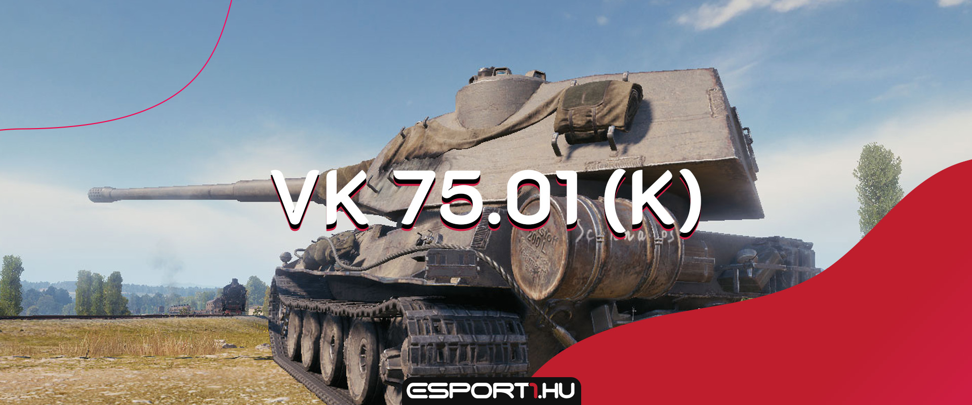 Itt a VK 75.01 (K), mert prémium német nehéz tankból sosem elég!
