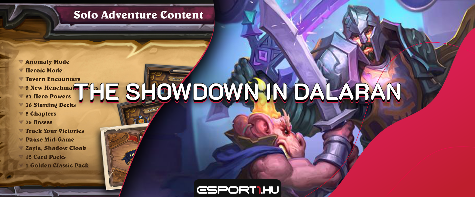 Showdown in Dalaran: jövő héten élőben láthatjuk az új Solo Adventure-t