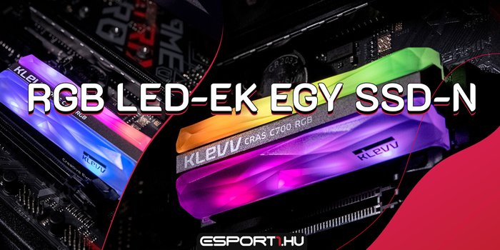 Hardver - RGB LED színpompa, ezúttal egy SSD-n