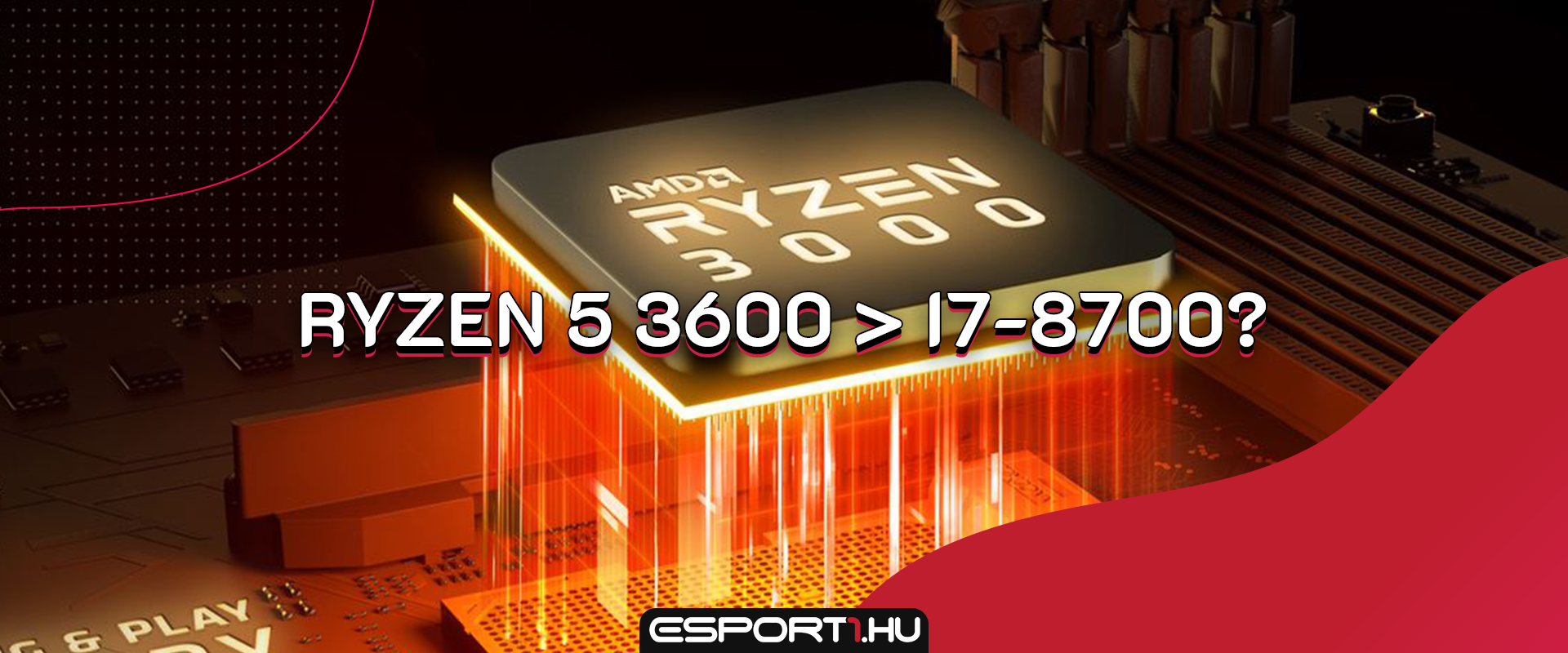 Nagyon biztatóak az első eredmények az AMD Ryzen 5 3600-as processzorról