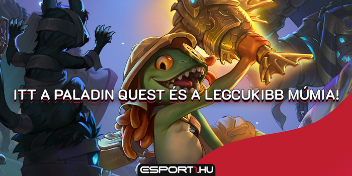 Hearthstone - Megérkezett a nagyon cuki Murmy és a Paladin Questje, a Making Mummies!