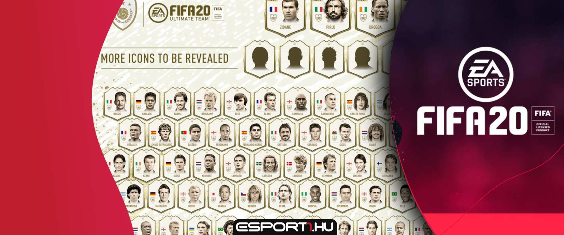 Három új FIFA 20 Icon-ról rántotta le a leplet az EA