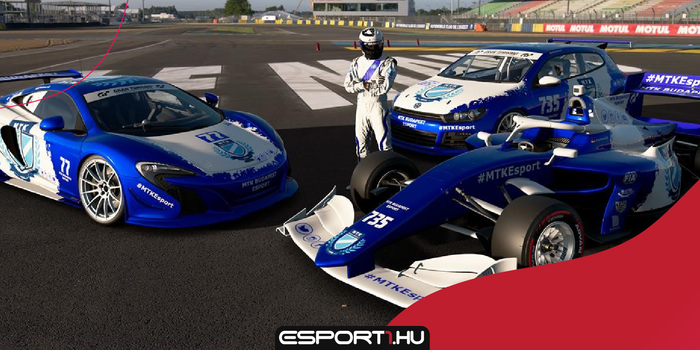 Három játékossal indult el az MTK a szimulátoros autóversenyzésben!