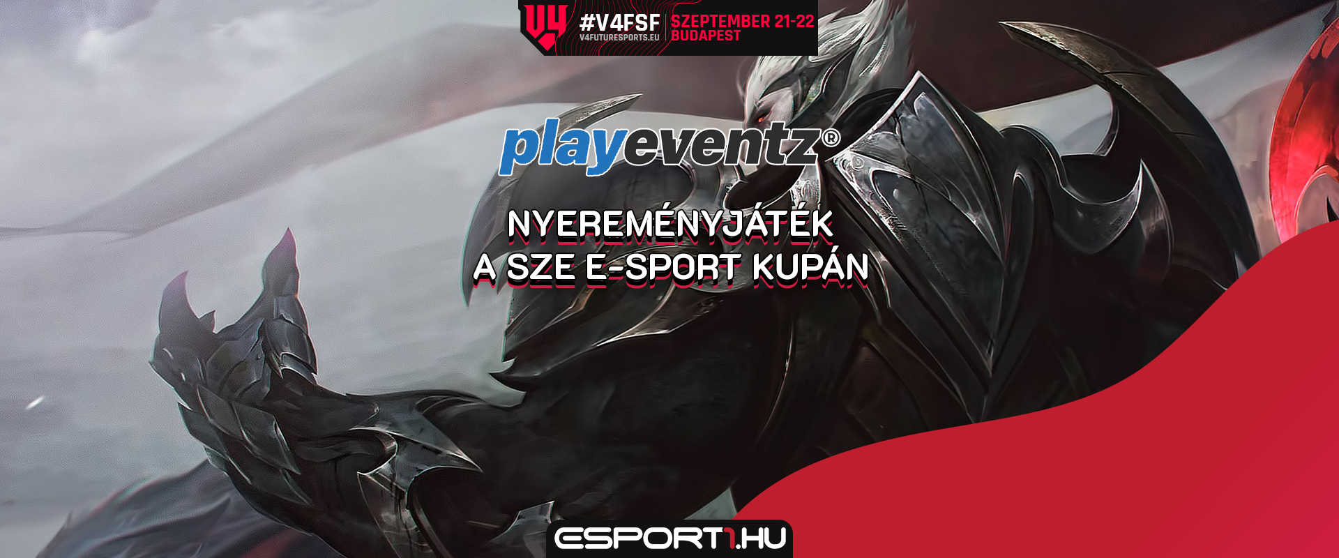 Nézd a SZE LoL e-sport kupáját és nyerj V4FSF páros backstage belépőt!