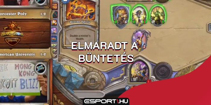 Hearthstone - Nem kaptak büntetést a tiltakozó egyetemisták, ezért visszaléptek a versenyről