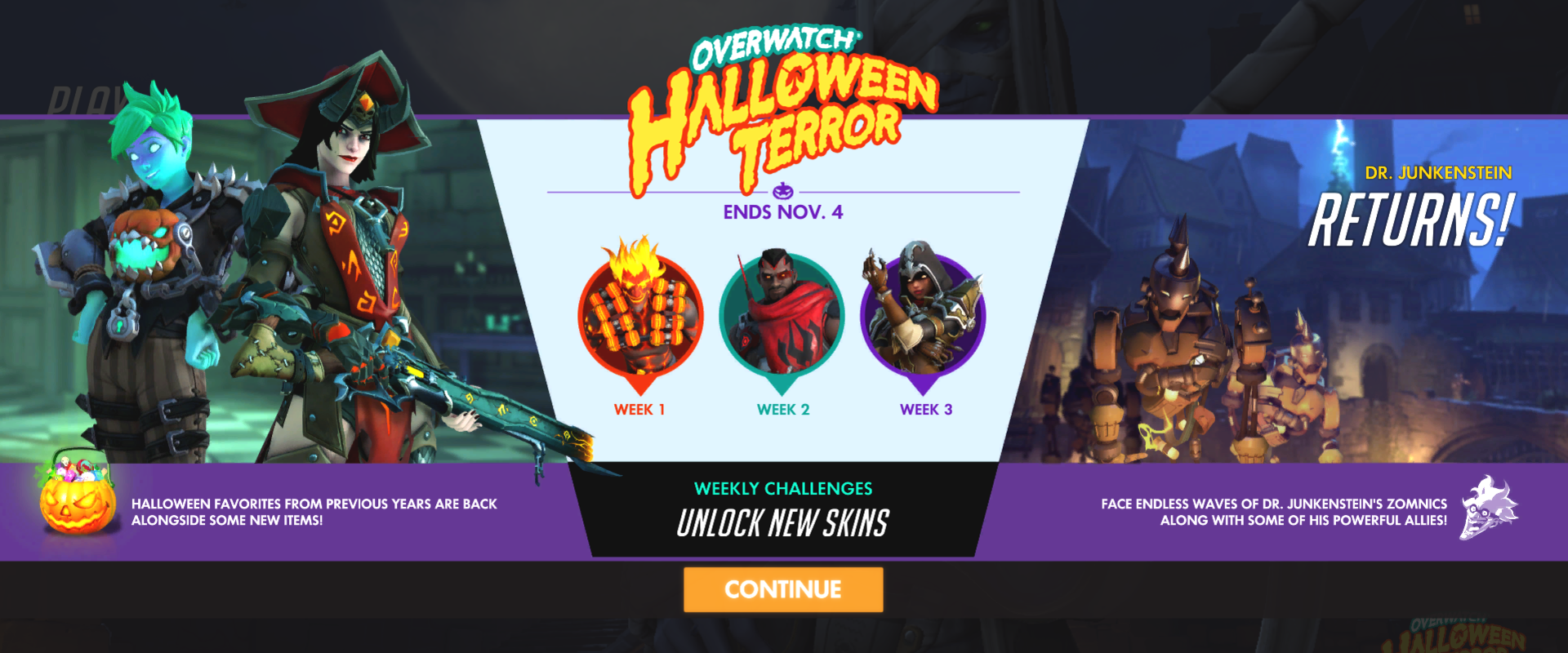 A 2019-es Halloween Terror esemény megérkezett az Overwatchba!