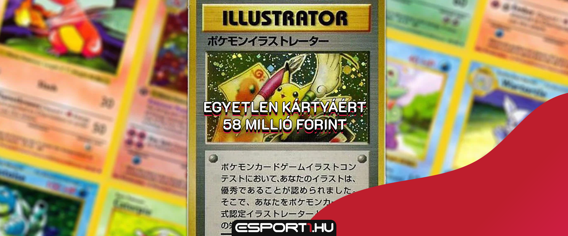 58 millió forintért talált gazdára a világ legdrágább Pokémon kártyája!